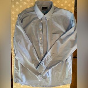 Stafford Cool Max Classic Sky Blue Dress Shirt XL